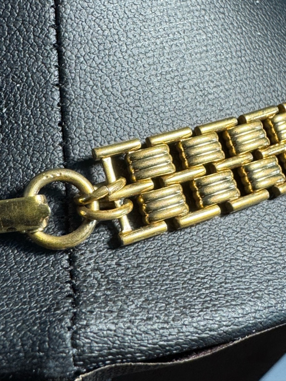 Vintage Coro Classic Gold-Tone Woven Chain Collar Necklace - Women's Jewelry - Picture 8 of 10